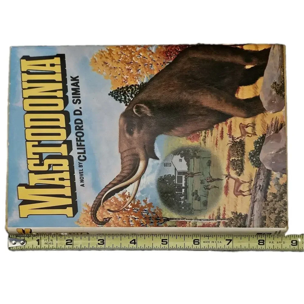 Mastodonia Book Clifford D. Simak 1978 Hardcover Fiction Dust Jacket Vintage